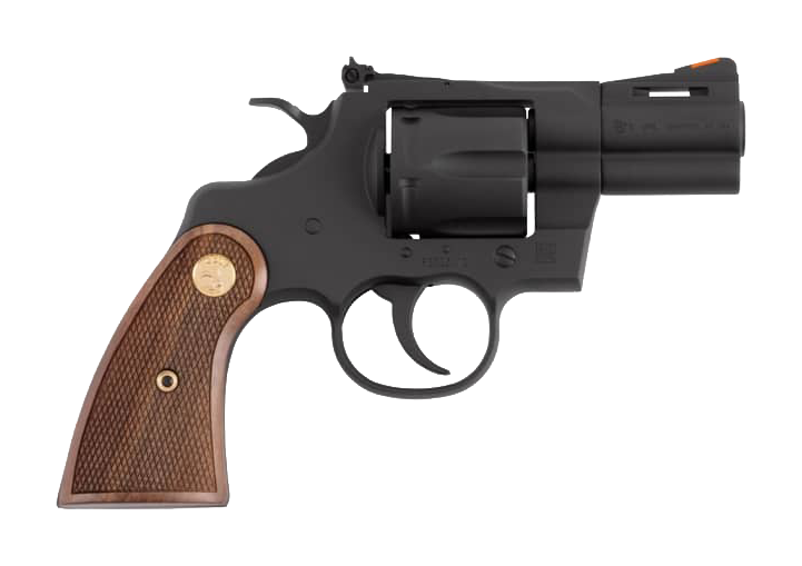 Colt Matte Blued Python DA/SA Revolver with Walnut Grips - 2.5